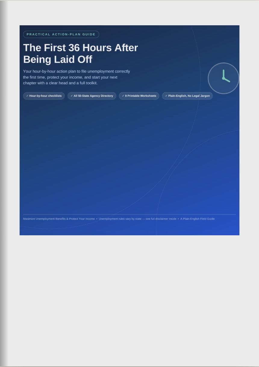 The First 36 Hours After Being Laid Off